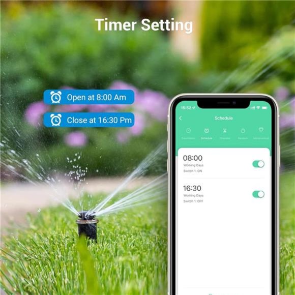 DEWENWILS Outdoor Outlet Timer with 6 Outlets,  Waterproof Power Stake Timer - Picture 6 of 6